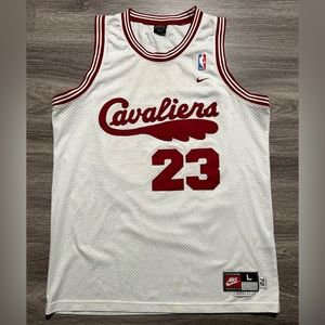 Vintage Y2K Nike Lebron James Cleveland Cavaliers Jersey Size L +2